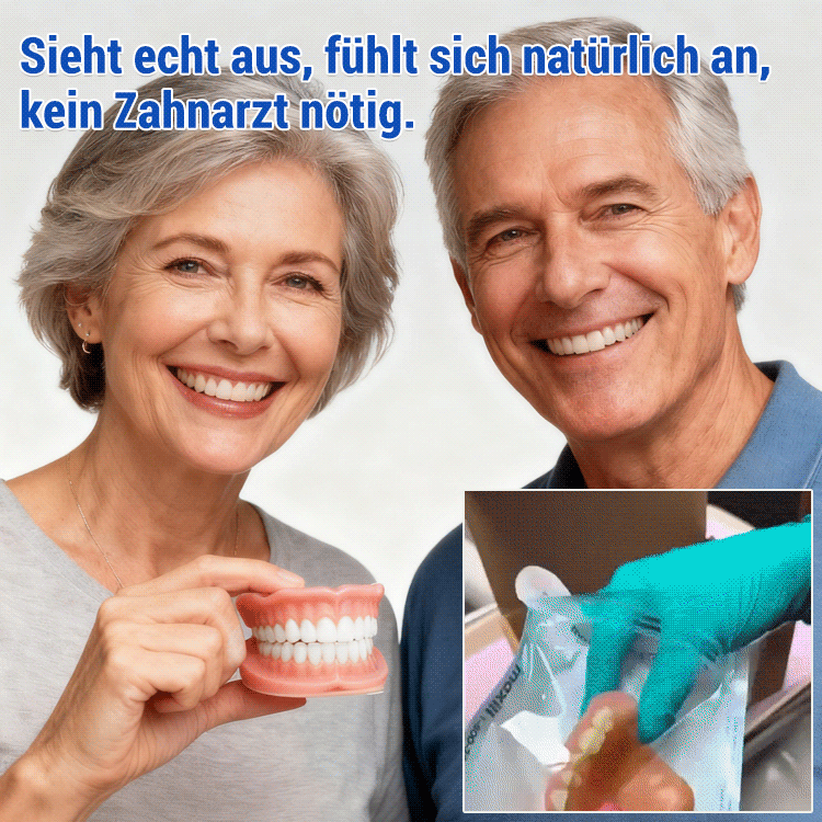 Ganzmundig maßgeschneidete Zahnprothese für ein perfektes Lächeln!
