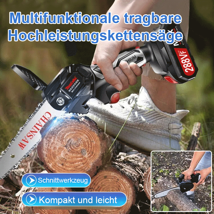 Tragbare Hochleistungs-Multifunktions-Kettensäge