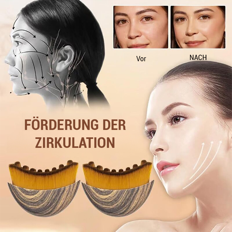 Förderung der Durchblutung Lymphkontur-Gesichtsbürste✨️Entdecken Sie die Geheimnisse strahlender Haut – tägliche Massage für sichtbare Frische!✨️