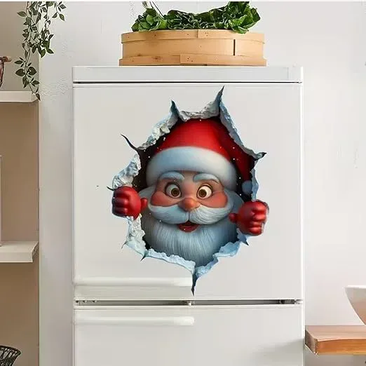  3D Weihnachts-Wandaufkleber