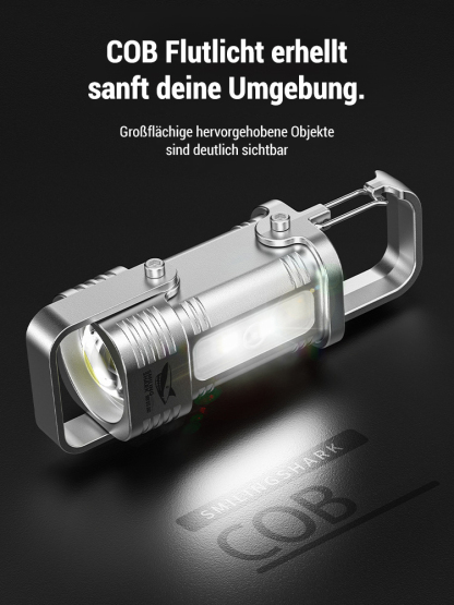 Kompakte tragbare Schlüsselanhänger-Taschenlampe