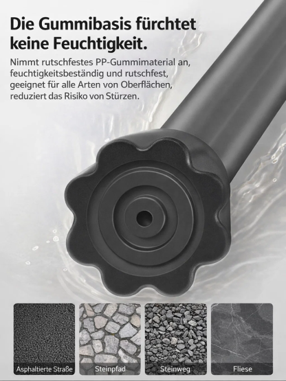 2-in-1 Gehstock mit integriertem Sitz – Klappbarer Spazierstock✨️Belastbar bis 200kg👍️ Ultra Leicht 600g – Ideal für Senioren💨 Wandern & Reise