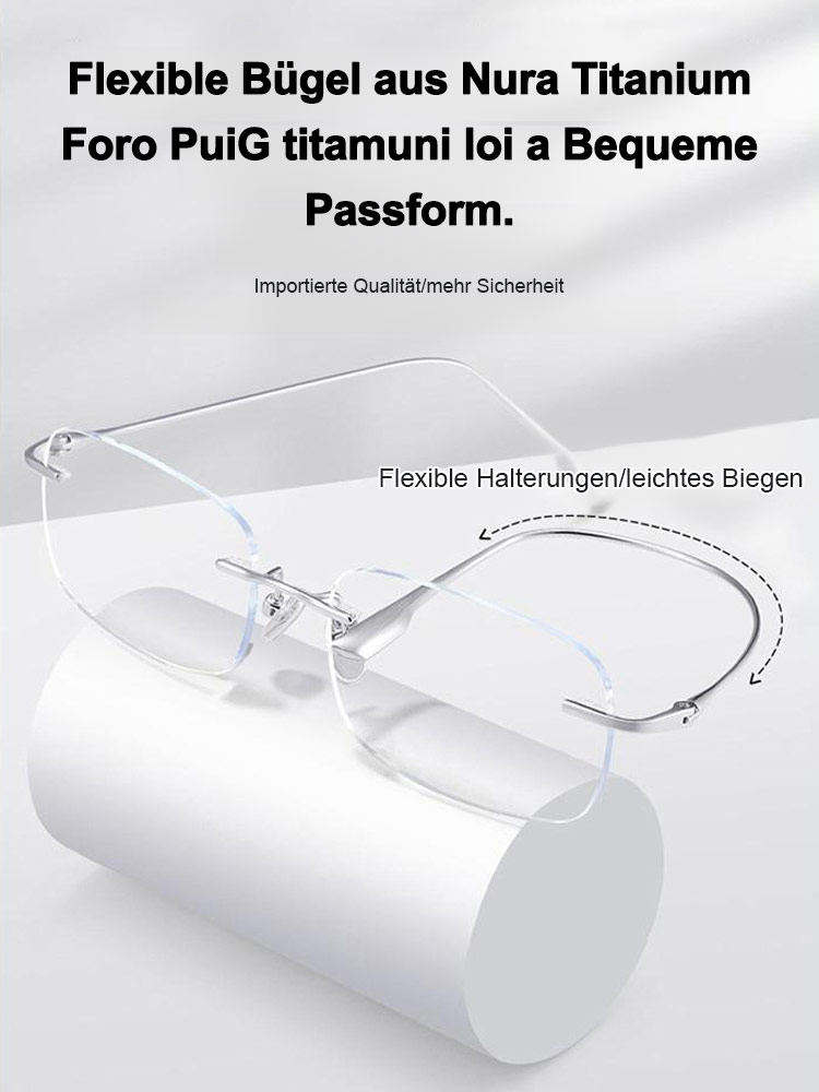 Ohne Augenuntersuchung | Augenschonende Lesebrille mit 0-1000 Grad automatischer Fokussierung
