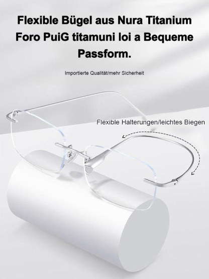 Ohne Augenuntersuchung | Augenschonende Lesebrille mit 0-1000 Grad automatischer Fokussierung
