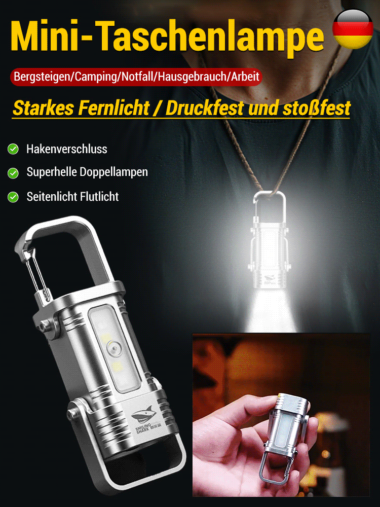 Kompakte tragbare Schlüsselanhänger-Taschenlampe