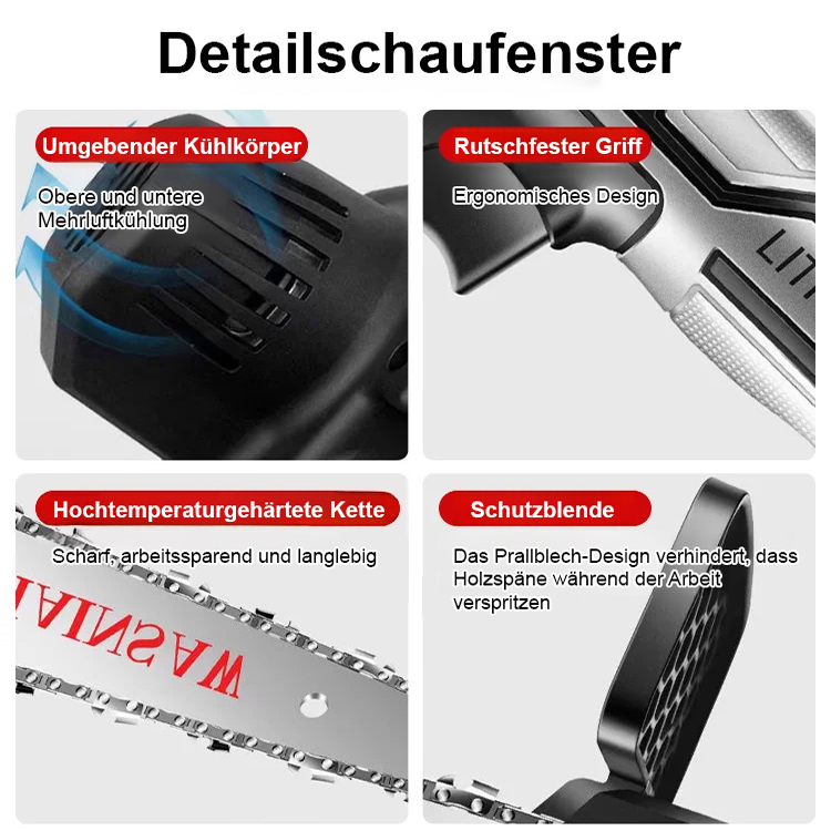 Tragbare Hochleistungs-Multifunktions-Kettensäge