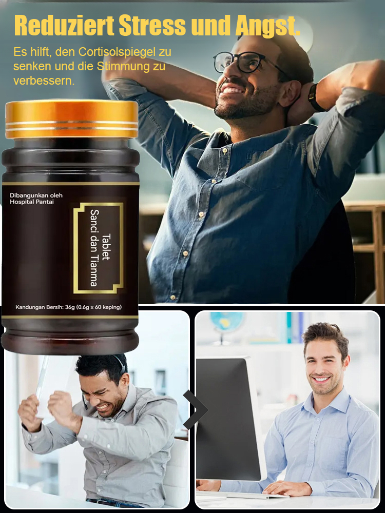 San Shen Tianma Tabletten zur Wiederherstellung des Energiegleichgewich🌐Dominanz pur: Hol dir die eiserne Standhaftigkeit deiner 20er zurück.