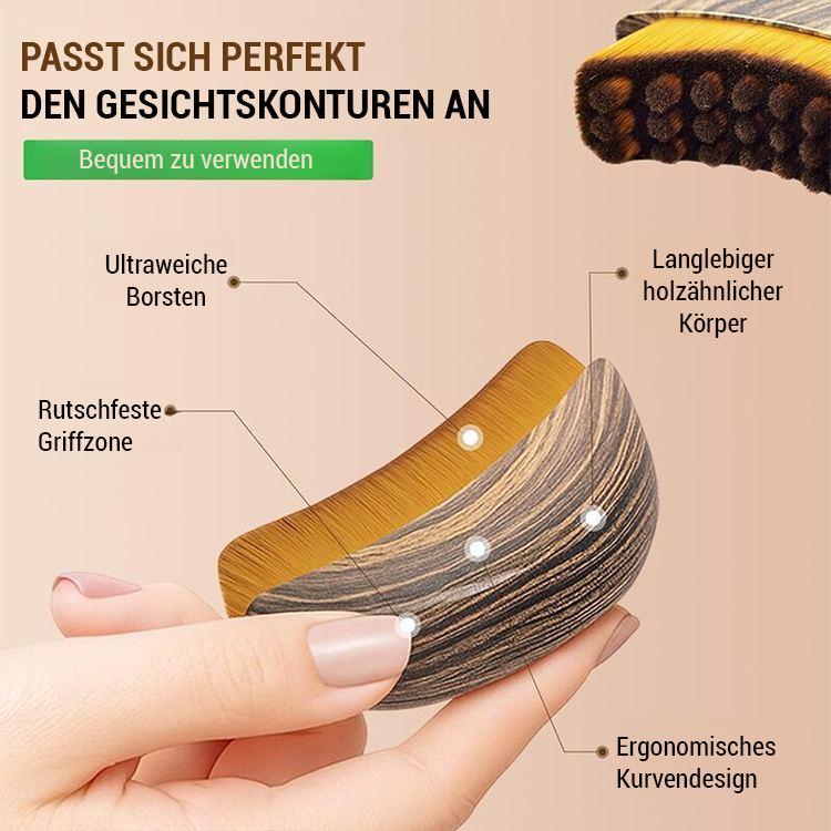 Förderung der Durchblutung Lymphkontur-Gesichtsbürste✨️Entdecken Sie die Geheimnisse strahlender Haut – tägliche Massage für sichtbare Frische!✨️