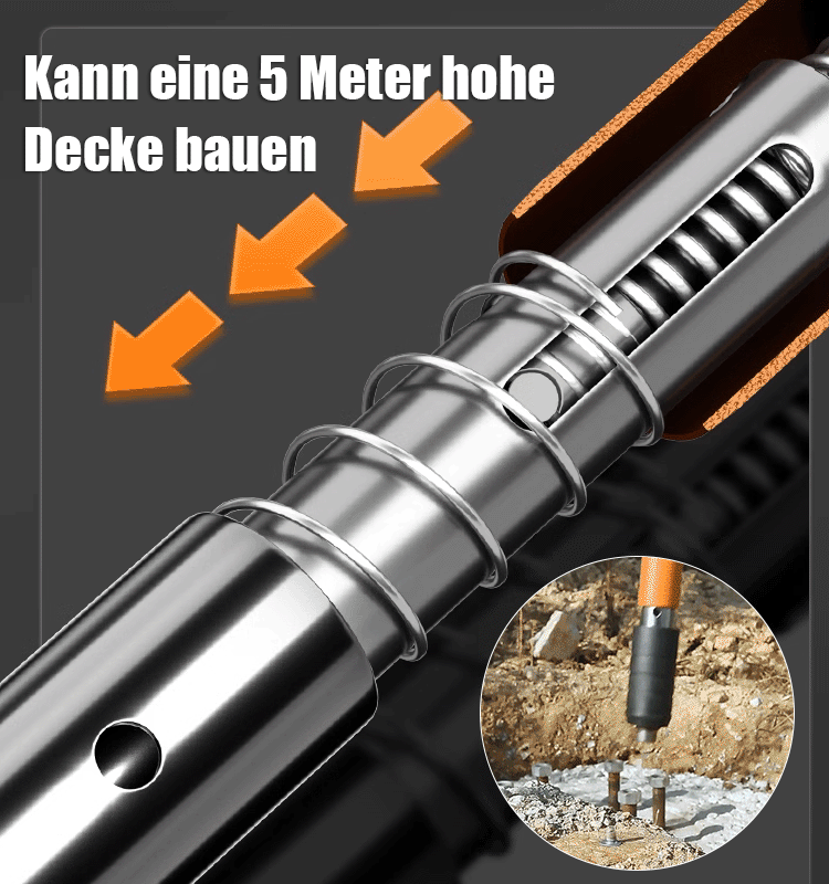 【Baustellen-Werkzeug】Spezialwerkzeug 👍️Keine Sorge – völlig legal und konform🪃Position ausrichten nach unten drücken – sofortige Fixierung ohne Vorbohren😃