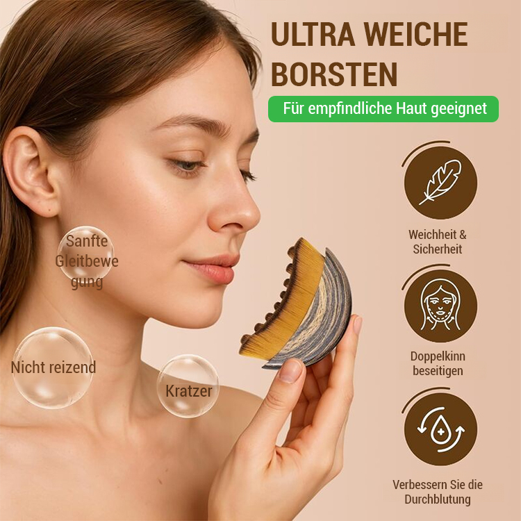 Förderung der Durchblutung Lymphkontur-Gesichtsbürste✨️Entdecken Sie die Geheimnisse strahlender Haut – tägliche Massage für sichtbare Frische!✨️
