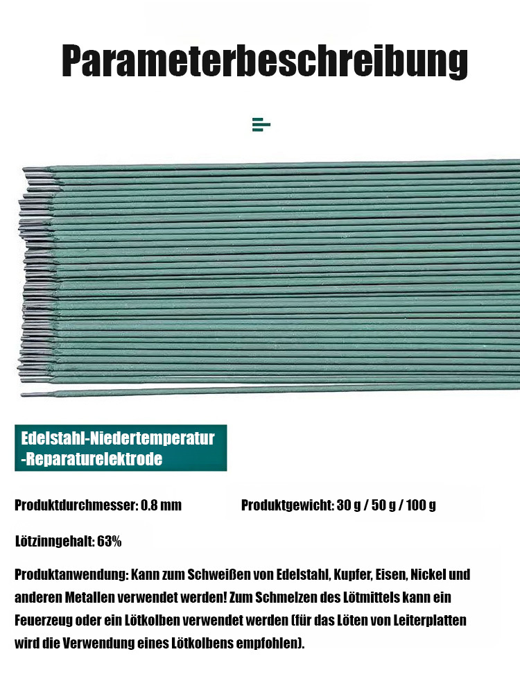 【Fest und durchstichsicher】Neuartige dünne Eisenschweißelektrode✨️Selbst ungeübte Schweißer kommen problemlos damit zurecht – es klebt nicht an⚡️brennt nicht durch🎉und die Schweißnähte sind sauber und fest