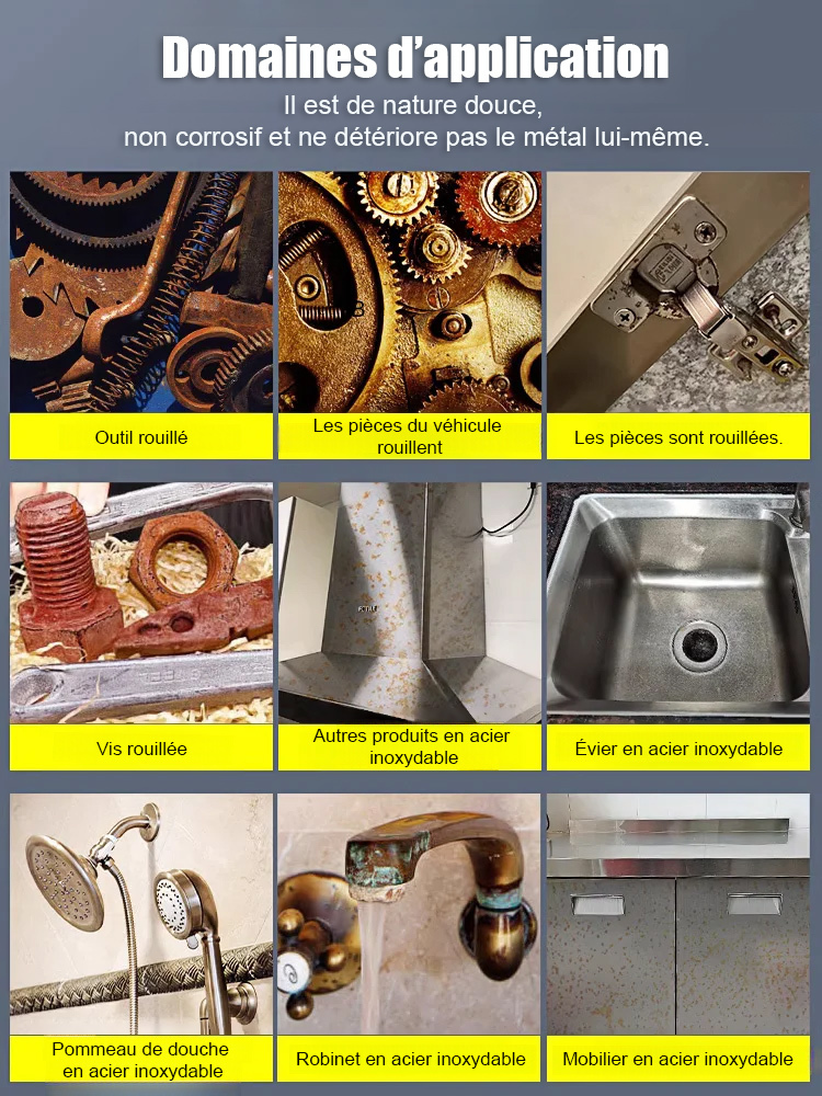 Le choix n°1 des ingénieurs pour supprimer la rouille en 3 secondes