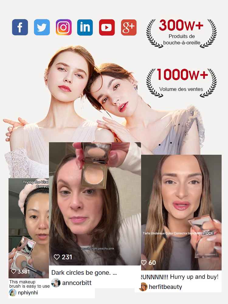 ✨ Correcteur ultra-facile – même les débutants maîtrisent en 1 seconde ! 🎁 Pinceau pro offert avec votre commande !