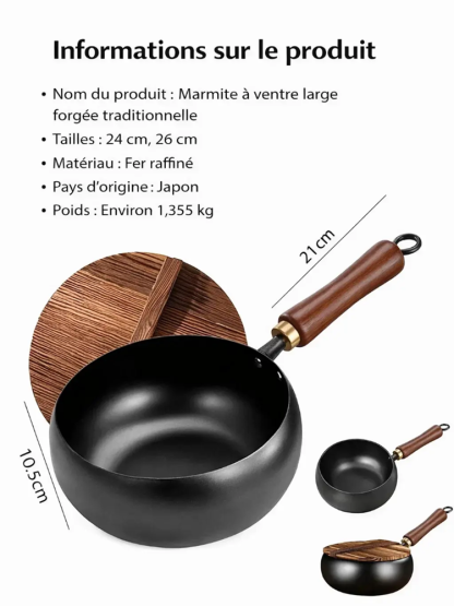 [🎉 100e anniversaire – offre spéciale à durée limitée ⏳] 🇯🇵 Tsubame-Sanjo Classic : wok japonais martelé à la main 🔨