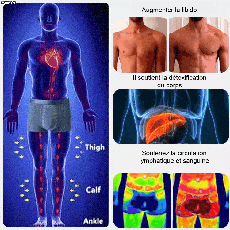 Caleçons pour hommes -Technologie magnétique japonaise pour booster votre énergie ! Stock limité.