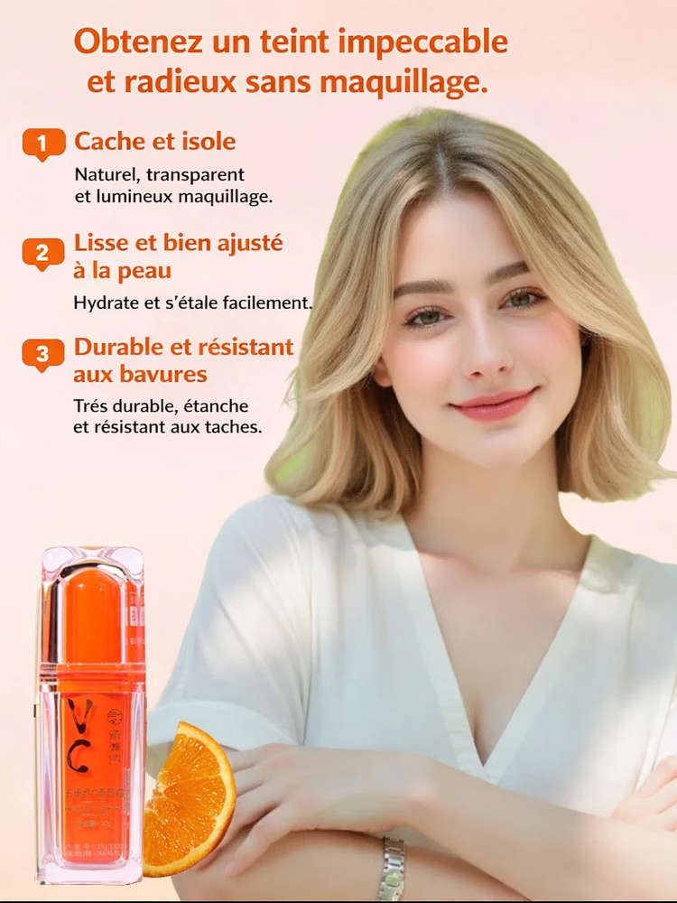 Crème Hydratante Illuminatrice à la Vitamine C 5-en-1, Troisième Génération