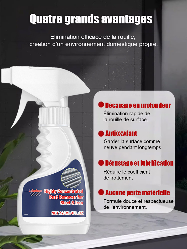 Le choix n°1 des ingénieurs pour supprimer la rouille en 3 secondes