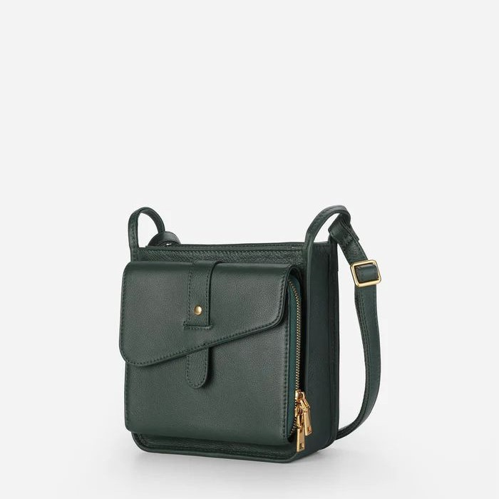 Sac à bandoulière en cuir léger