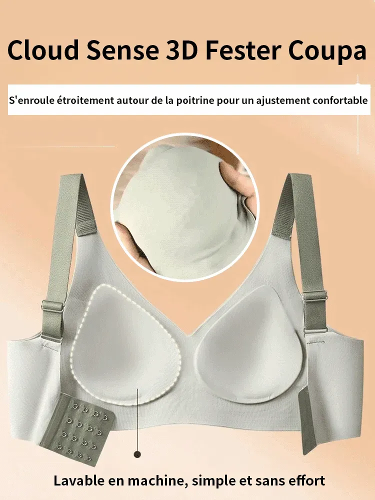  [Offre limitée] Soutien-gorge réducteur 3D : Réduit visuellement de 2 tailles de bonnet, paraît plus mince de 10 kg
