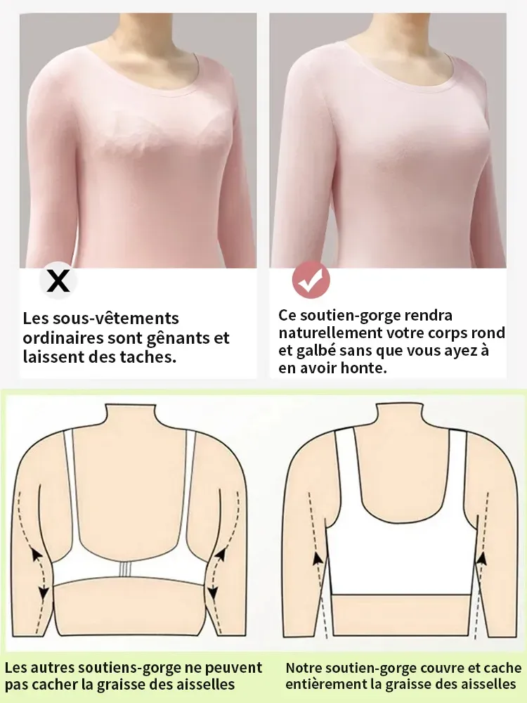  [Offre limitée] Soutien-gorge réducteur 3D : Réduit visuellement de 2 tailles de bonnet, paraît plus mince de 10 kg