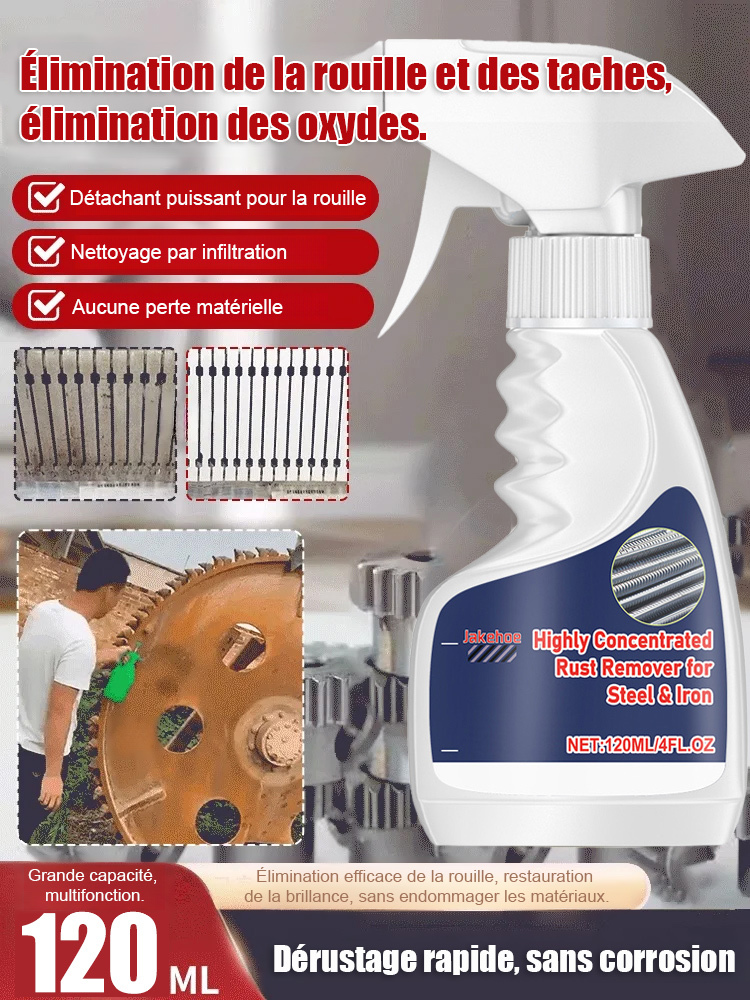 Le choix n°1 des ingénieurs pour supprimer la rouille en 3 secondes