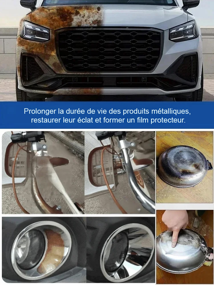 Le choix n°1 des ingénieurs pour supprimer la rouille en 3 secondes