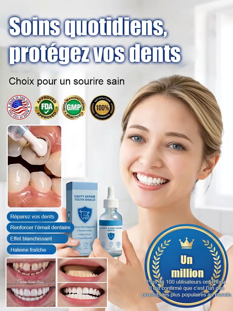 【Recommandé par des dentistes renommés】Gouttes protectrices pour dents à base d'hydroxyapatite
