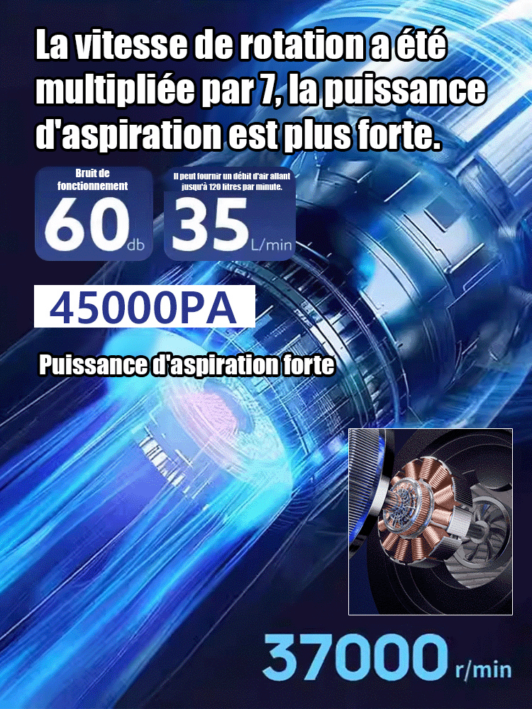 Aspirateur sans fil multifonction 3-en-1 