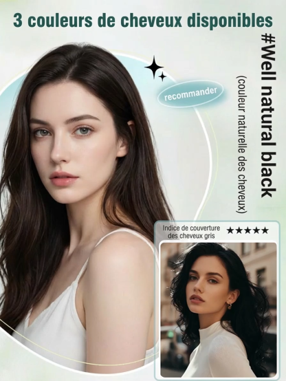 Fini les teintures compliquées : Colorez vos cheveux en un seul lavage ! 🧼✨