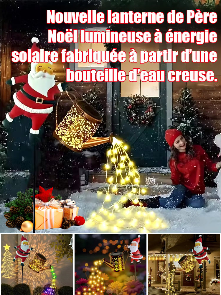 Solar santa courtyard lawn lamp