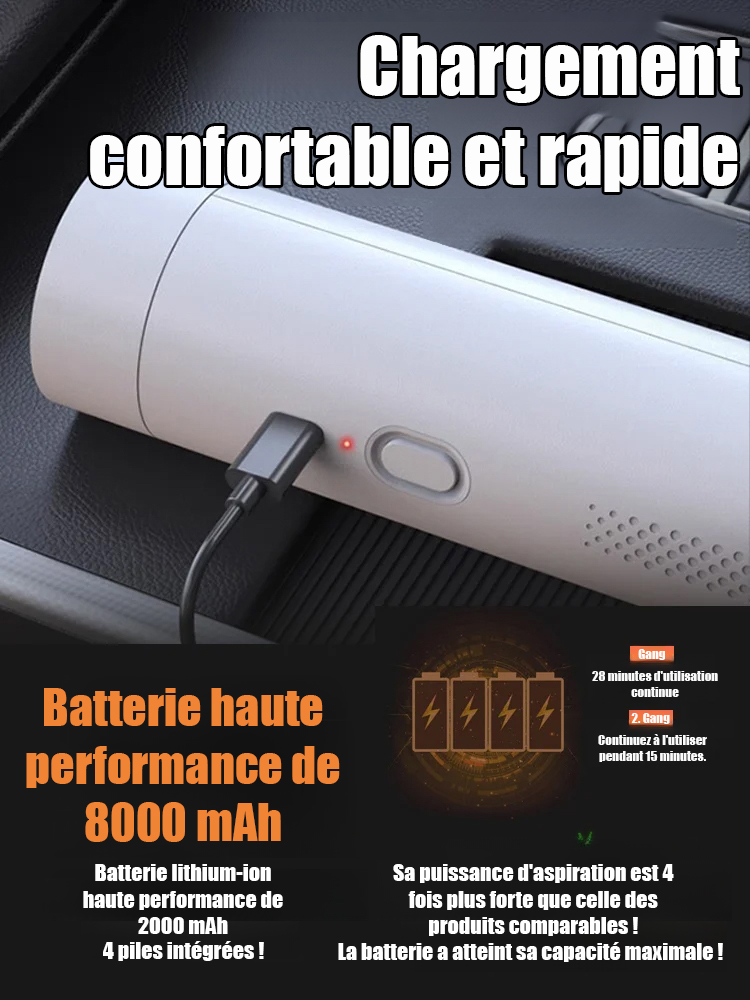 Aspirateur sans fil multifonction 3-en-1 