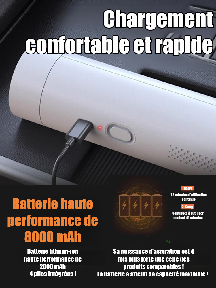 Aspirateur sans fil multifonction 3-en-1 