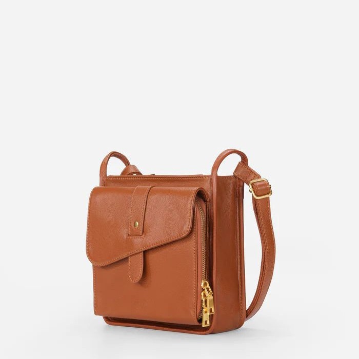 Sac à bandoulière en cuir léger