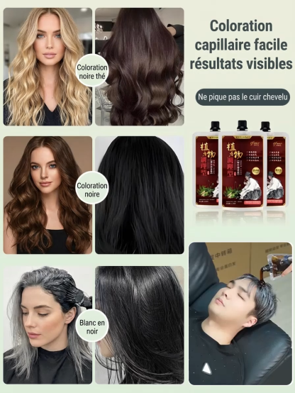 Fini les teintures compliquées : Colorez vos cheveux en un seul lavage ! 🧼✨