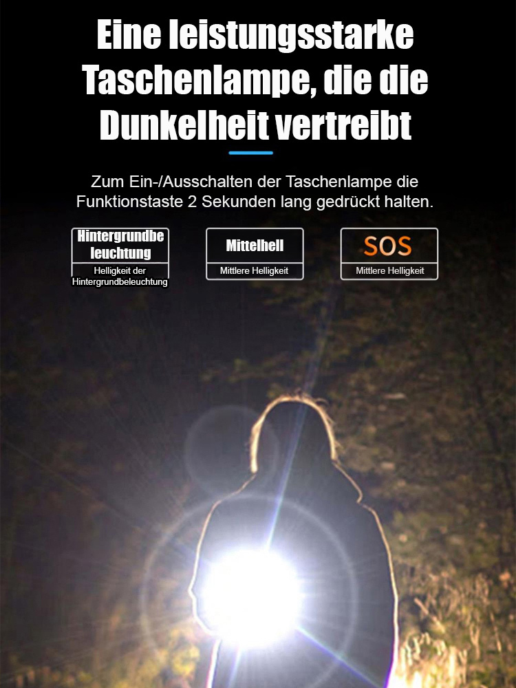  Tragbare Elektroarc-Selbstverteidigungs-Taschenlampe – Sicherheitshelfer