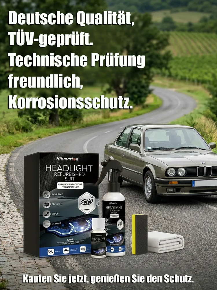 Scheinwerfer-Restaurator: Nur einmal sprühen und Ihr 10 Jahre altes Auto sieht sofort aus wie neu! 🚗✨✨