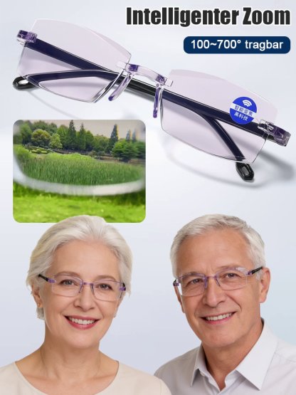 【Adaptive Premium-Brille: Export-Räumungsverkauf zum Fabrikpreis!】 0,1s physischer Fokus, passt sich perfekt jeder Sehstärke an. Bruchsicheres & beschlagfreies Raumfahrt-Material, inklusive kostenloser Testphase.