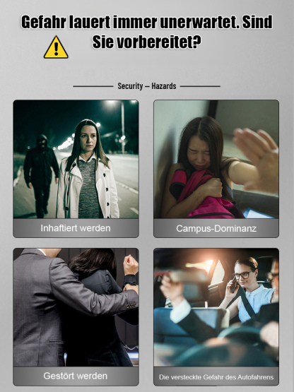  Tragbare Elektroarc-Selbstverteidigungs-Taschenlampe – Sicherheitshelfer