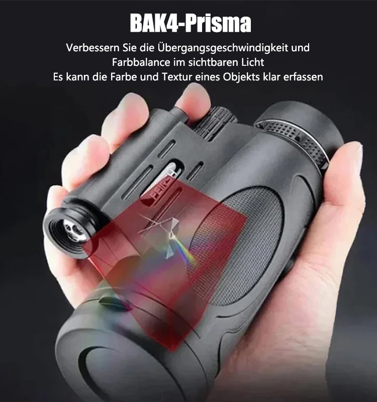 Handykamera-Teleskop mit Licht