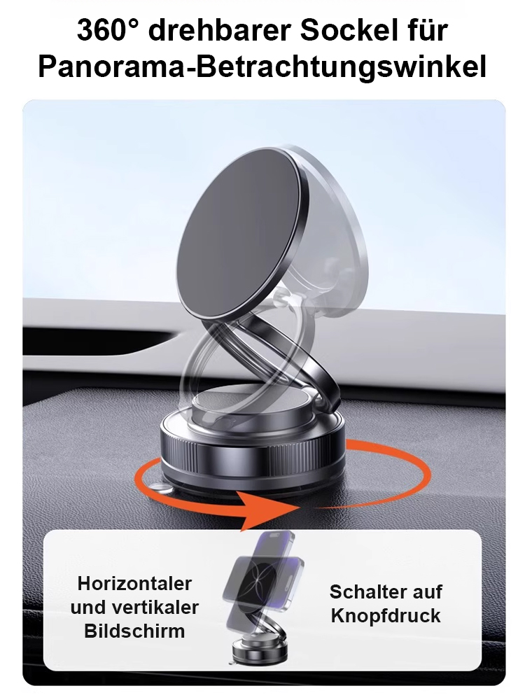 Vacuum adsorption strong magnetic mobile phone holder