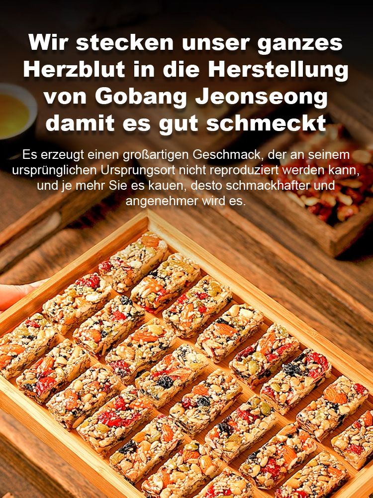 Premium Handgemachter Nuss-Mix-Riegel | Pure Energie & Ohne Zuckerzusatz 🌰