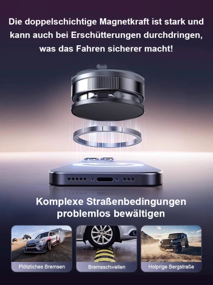 Vacuum adsorption strong magnetic mobile phone holder