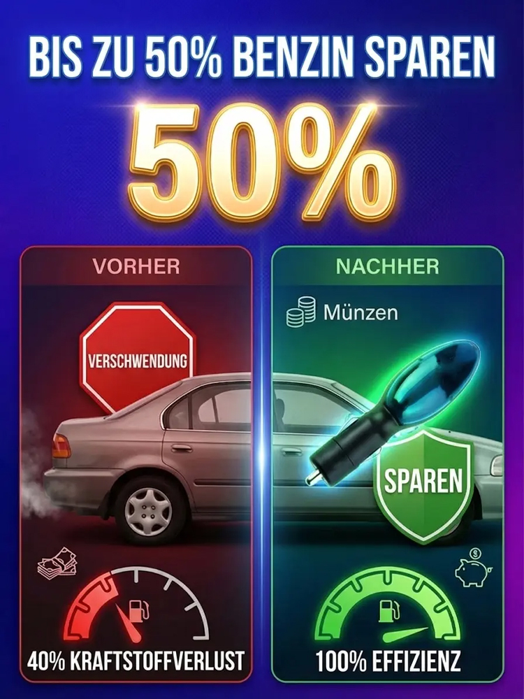 【50 % weniger Kraftstoffverbrauch】NEOSOCKET – tragbarer Universal-Kraftstoffsparer für Autos