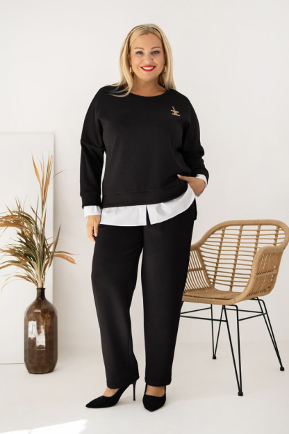 ✨🇮🇹WŁOSKA NOWOŚĆ🇮🇹✨ HIT CENA ✨ Komplet z dzianiny masełko. Rozmiary do 8XL.  Polska marka. ✨✨✨✨✨