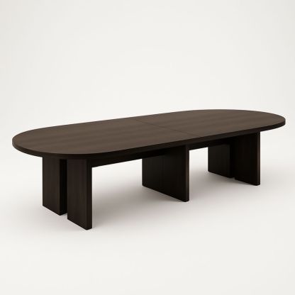 Ovalt spisebord i tre 200x100 cm-havremoderne