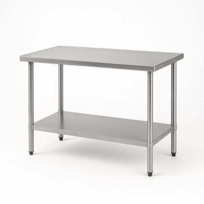 Multifunksjonelt bord i metall grå 120x60x85 cm-havremoderne