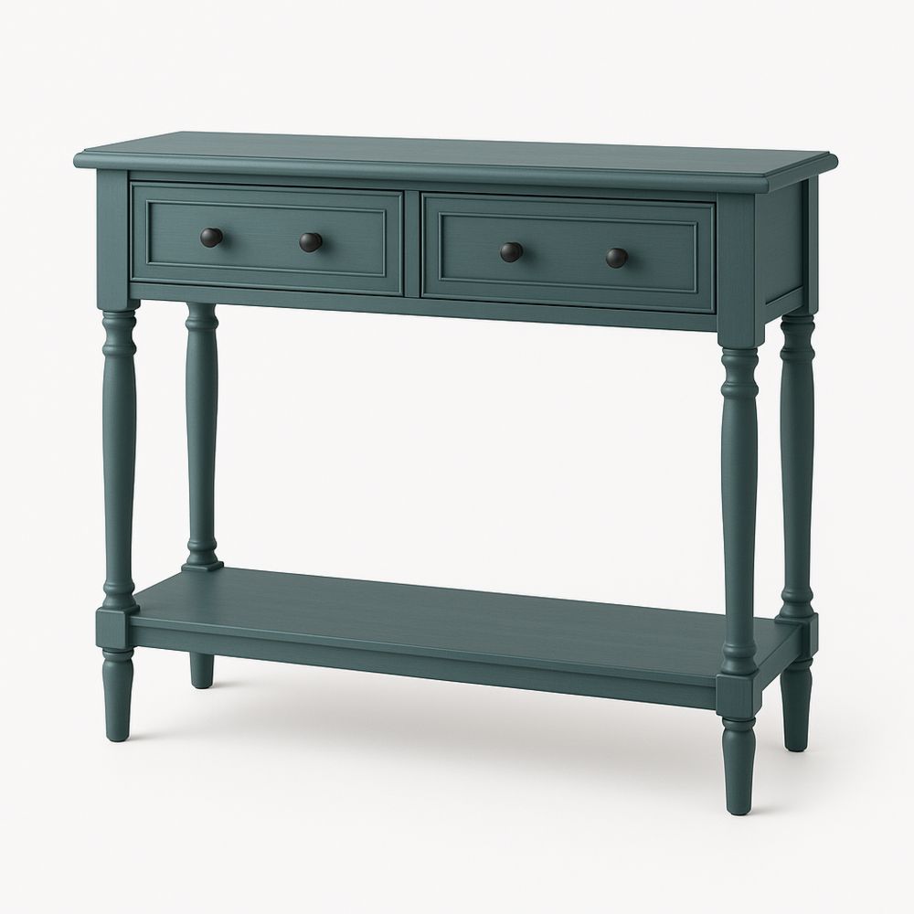 Konsollbord Tre Blå 80cm x 30cm x 75cm-havremoderne