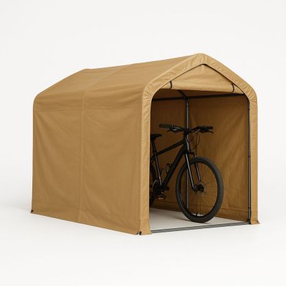 Sykkelbeskyttelse polyester beige 200x150x123cm-havremoderne