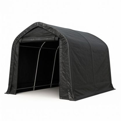 Oppbevaringstelt Stålramme PVC Duk Svart 300x200x200cm-havremoderne