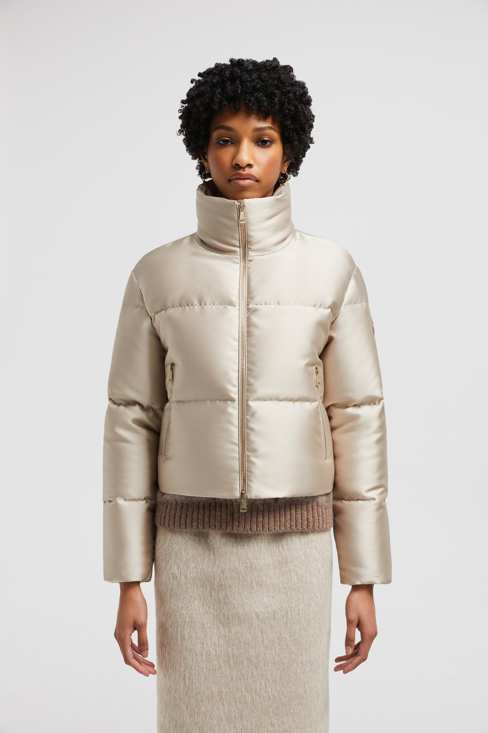Bonnelles Metallic Short Down Jacket